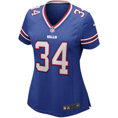 NFL Thurman Thomas Buffalo Bills Women's Game Retired Player Jersey - Royal