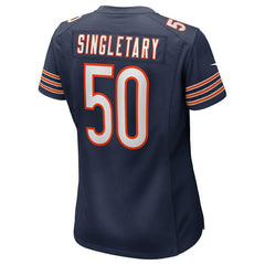 NFL Mike Singletary Chicago Bears Women's Game Retired Player Jersey - Navy