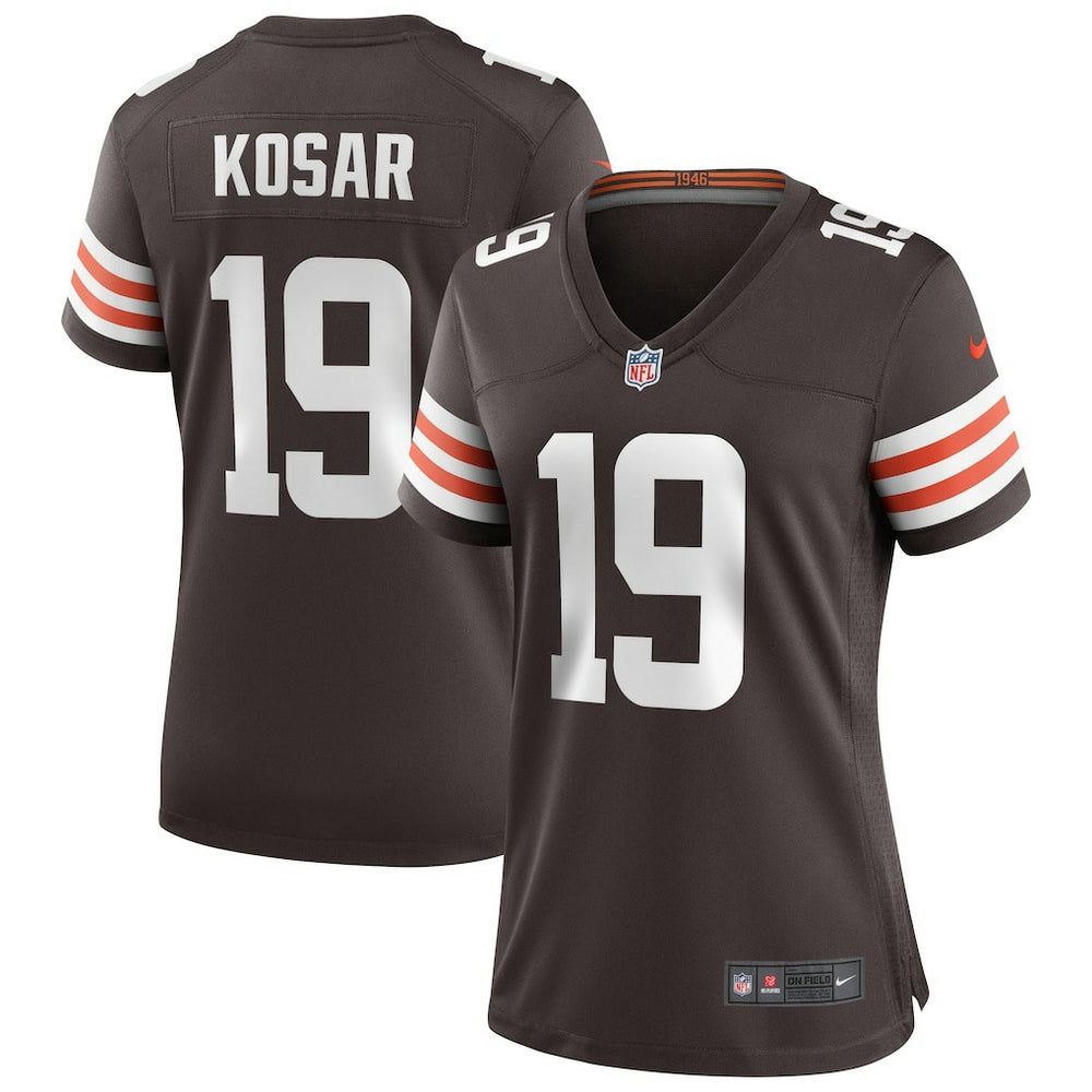NFL Bernie Kosar Cleveland Browns Women's Game Retired Player Jersey - Brown