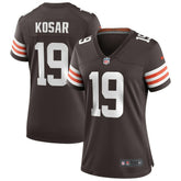 NFL Bernie Kosar Cleveland Browns Women's Game Retired Player Jersey - Brown