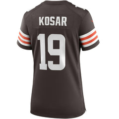 NFL Bernie Kosar Cleveland Browns Women's Game Retired Player Jersey - Brown