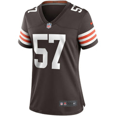NFL Clay Matthews Cleveland Browns Women's Game Retired Player Jersey - Brown