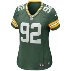 NFL Reggie White Green Bay Packers Women's Game Retired Player Jersey - Green