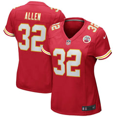 NFL Marcus Allen Kansas City Chiefs Women's Game Retired Player Jersey - Red