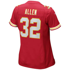 NFL Marcus Allen Kansas City Chiefs Women's Game Retired Player Jersey - Red