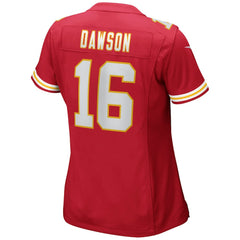 NFL Len Dawson Kansas City Chiefs Women's Game Retired Player Jersey - Red