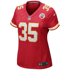 NFL Christian Okoye Kansas City Chiefs Women's Game Retired Player Jersey - Red