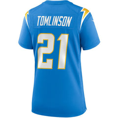 NFL LaDainian Tomlinson Los Angeles Chargers Women's Game Retired Player Jersey - Powder Blue