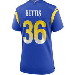 NFL Jerome Bettis Los Angeles Rams Women's Game Retired Player Jersey - Royal