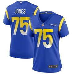 NFL Deacon Jones Los Angeles Rams Women's Game Retired Player Jersey - Royal