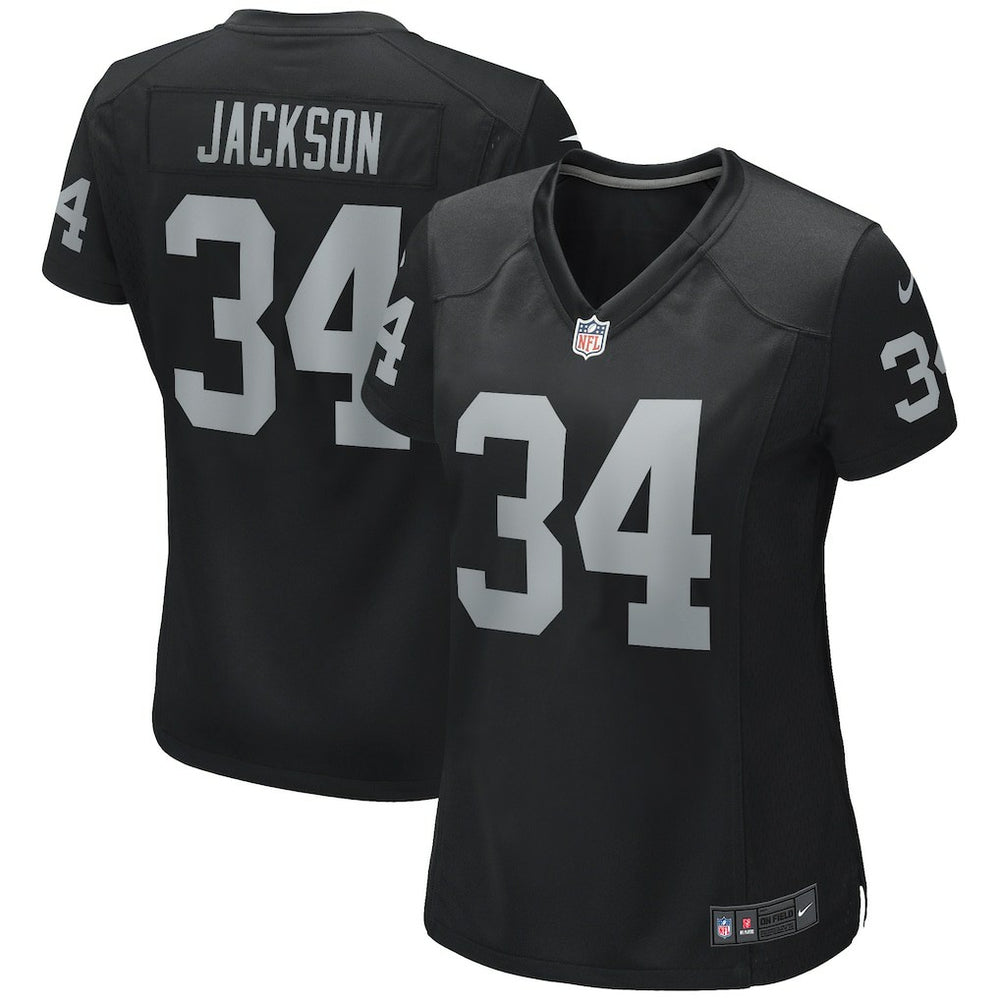 Bo Jackson Las Vegas Raiders Women's Game Retired Player Jersey Black