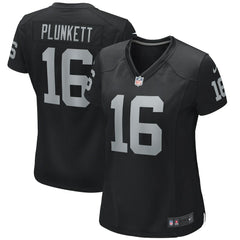 NFL Jim Plunkett Las Vegas Raiders Women's Game Retired Player Jersey - Black