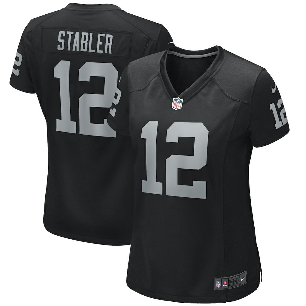 Ken Stabler Las Vegas Raiders Women's Game Retired Player Jersey Black