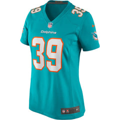 NFL Larry Csonka Miami Dolphins Women's Game Retired Player Jersey - Aqua