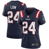 NFL Ty Law New England Patriots Women's Game Retired Player Jersey - Navy