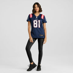 NFL Randy Moss New England Patriots Women's Game Retired Player Jersey - Navy
