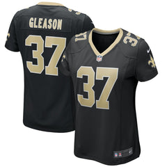 NFL Steve Gleason New Orleans Saints Women's Game Retired Player Jersey - Black