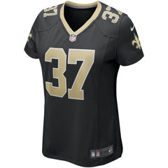 NFL Steve Gleason New Orleans Saints Women's Game Retired Player Jersey - Black