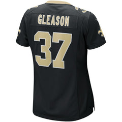 NFL Steve Gleason New Orleans Saints Women's Game Retired Player Jersey - Black