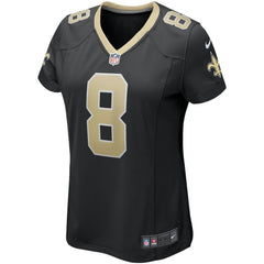 NFL Archie Manning New Orleans Saints Women's Game Retired Player Jersey - Black