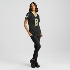 NFL Archie Manning New Orleans Saints Women's Game Retired Player Jersey - Black