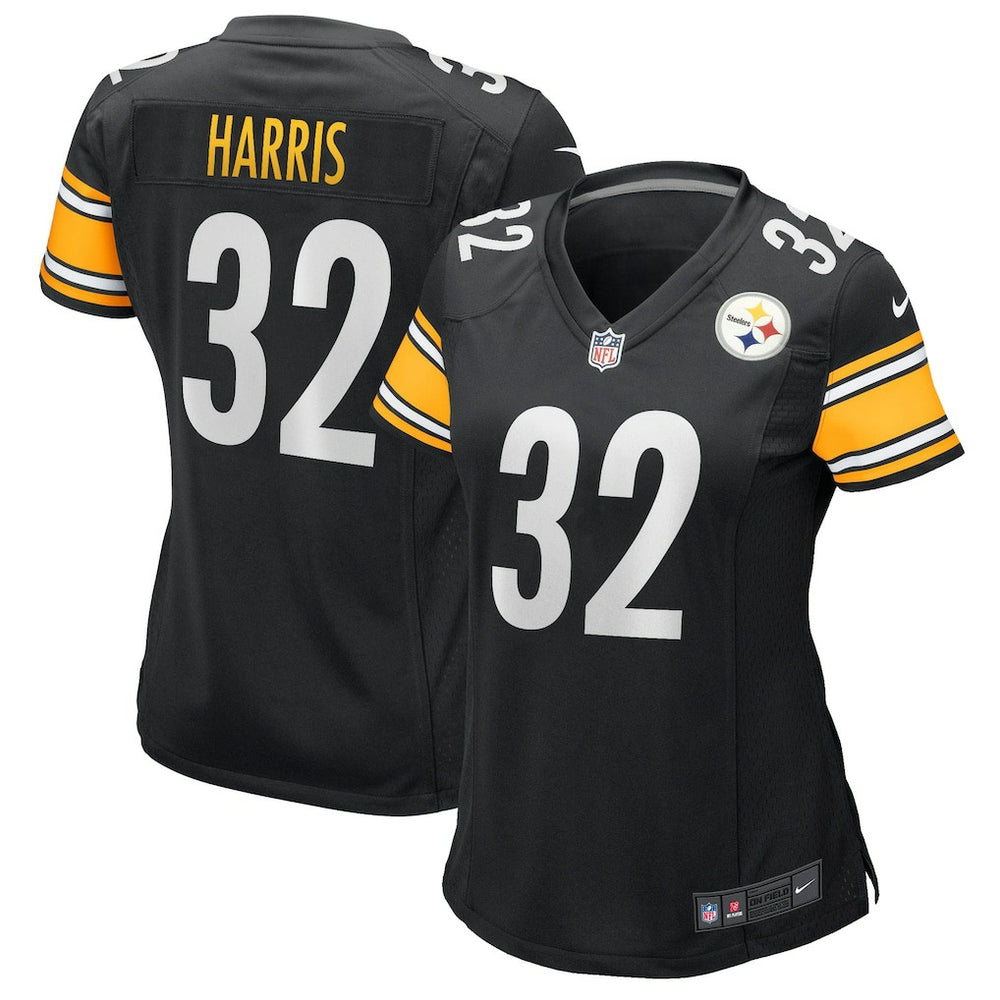 Franco Harris Pittsburgh Steelers Women's Game Retired Player Jersey Black