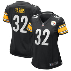 Franco Harris Pittsburgh Steelers Women's Game Retired Player Jersey Black