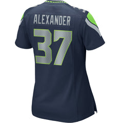 NFL Shaun Alexander Seattle Seahawks Women's Game Retired Player Jersey - College Navy