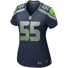 NFL Brian Bosworth Seattle Seahawks Women's Game Retired Player Jersey - College Navy