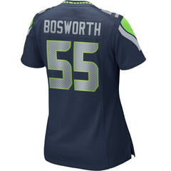 NFL Brian Bosworth Seattle Seahawks Women's Game Retired Player Jersey - College Navy