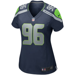NFL Cortez Kennedy Seattle Seahawks Women's Game Retired Player Jersey - College Navy