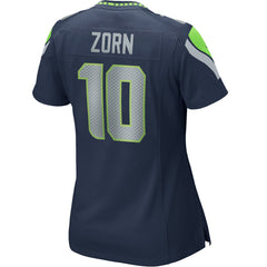 NFL Jim Zorn Seattle Seahawks Women's Game Retired Player Jersey - College Navy
