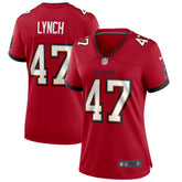 NFL John Lynch Tampa Bay Buccaneers Women's Game Retired Player Jersey - Red