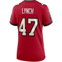 NFL John Lynch Tampa Bay Buccaneers Women's Game Retired Player Jersey - Red