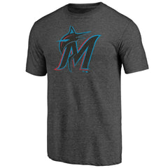 Miami Marlins Father's Day Greatest Dad Tri-Blend T-Shirt - Black T-shirts