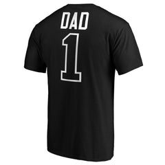 Pittsburgh Pirates Father's Day #1 Dad T-Shirt - Black T-shirts