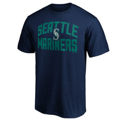 Seattle Mariners Father's Day #1 Dad T-Shirt - Navy T-shirts