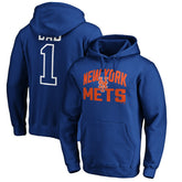 New York Mets Father's Day #1 Dad Pullover Hoodie - Royal Hoodies