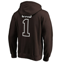 San Diego Padres Father's Day #1 Dad Pullover Hoodie - Brown Hoodies