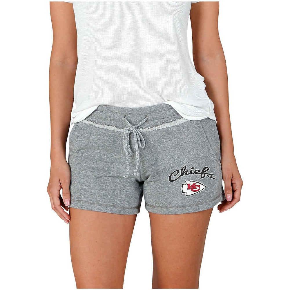Kansas City Chiefs Concepts Sport Women's Mainstream Terry Shorts Gray