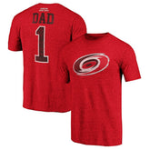 NHL Carolina Hurricanes Greatest Dad Tri-Blend T-Shirt - Red