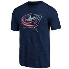 NHL Columbus Blue Jackets Greatest Dad Tri-Blend T-Shirt - Navy