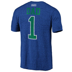 NHL Vancouver Canucks Greatest Dad Tri-Blend T-Shirt - Blue