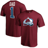 NHL Colorado Avalanche #1 Dad T-Shirt - Burgundy