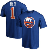 NHL New York Islanders #1 Dad T-Shirt - Royal