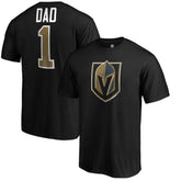 NHL Vegas Golden Knights #1 Dad T-Shirt - Black