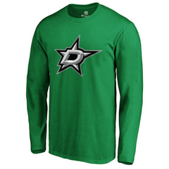 NHL Dallas Stars #1 Dad Long Sleeve T-Shirt - Kelly Green