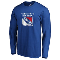NHL New York Rangers #1 Dad Long Sleeve T-Shirt - Blue