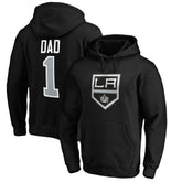 NHL Los Angeles Kings #1 Dad Pullover Hoodie - Black