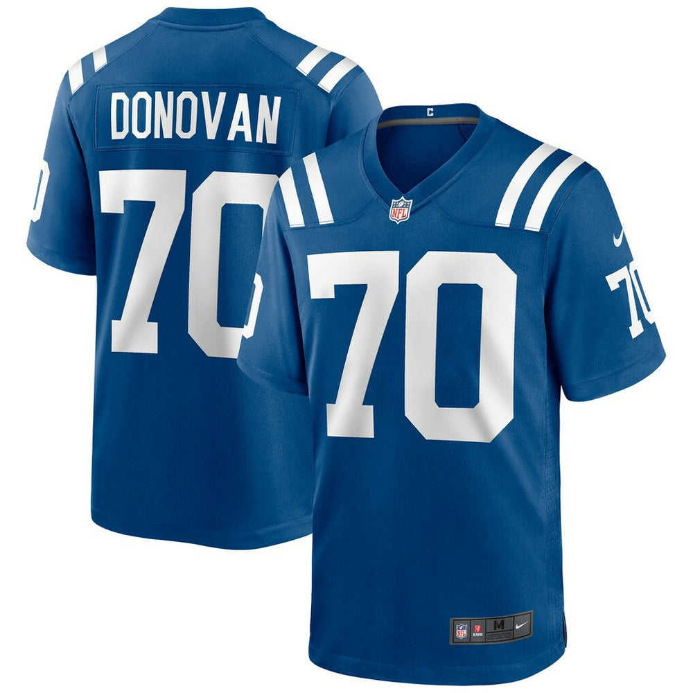 NFL Art Donovan Indianapolis Colts Game Retired Player Jersey - Royal